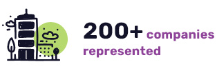 200+ Companies Represented